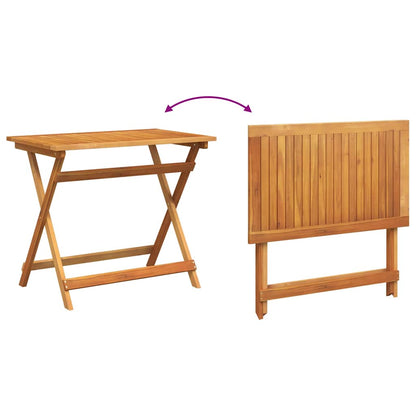 Set bistrot 5 pcs Olio Naturale Legno di Acacia Massello