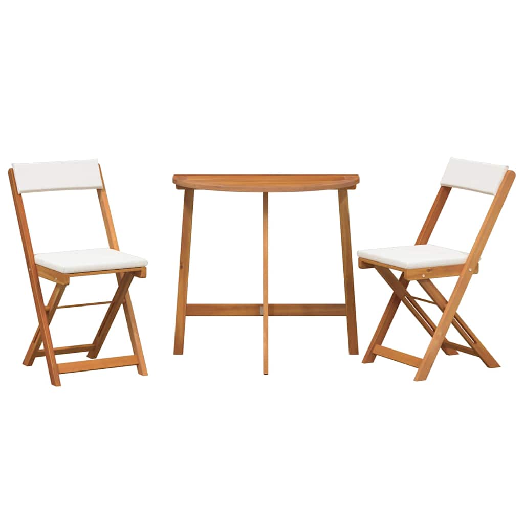Set bistrot 3 pcs Marrone legno massello di acacia - homemem39