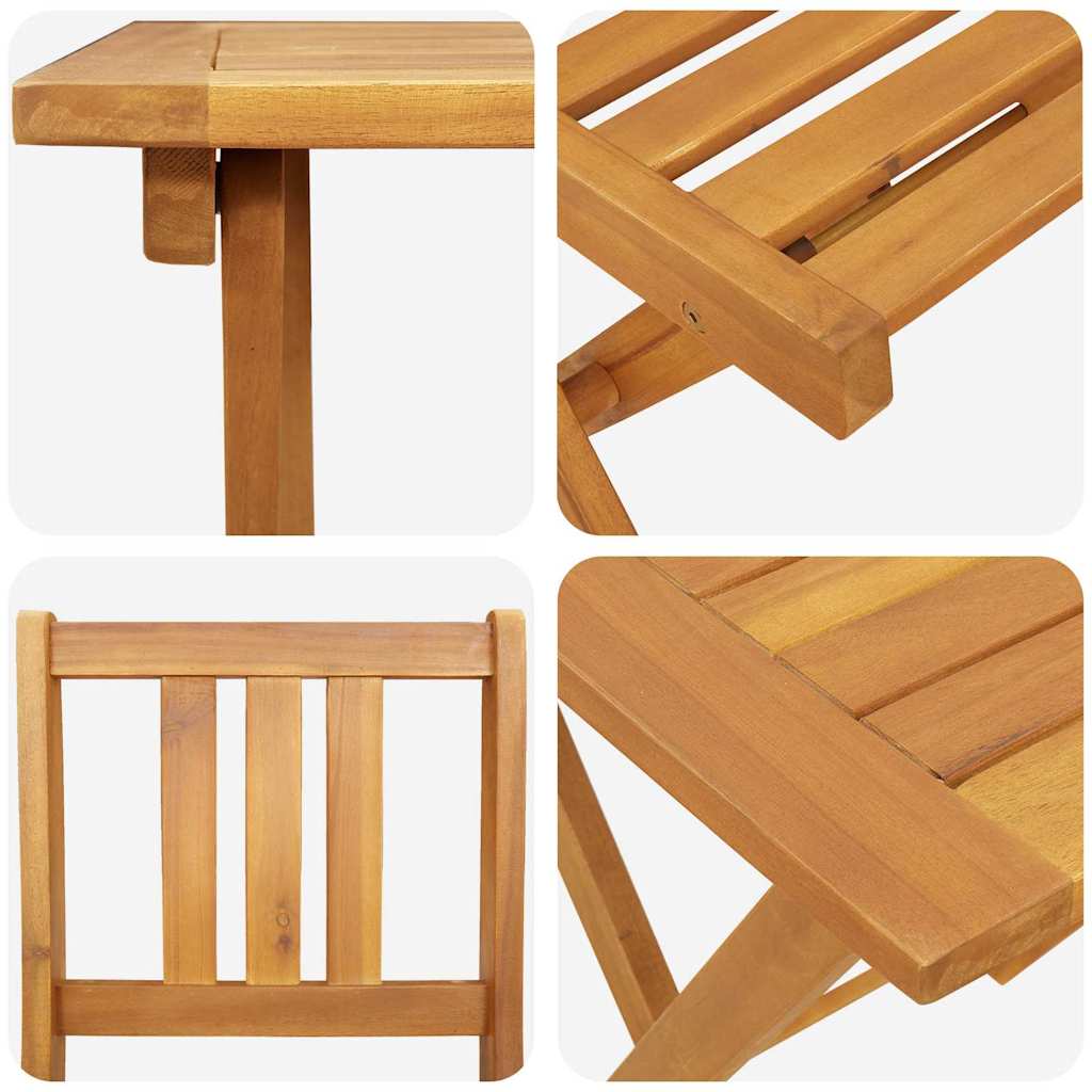 Set bistrot 3 pcs Marrone legno massello di acacia - homemem39