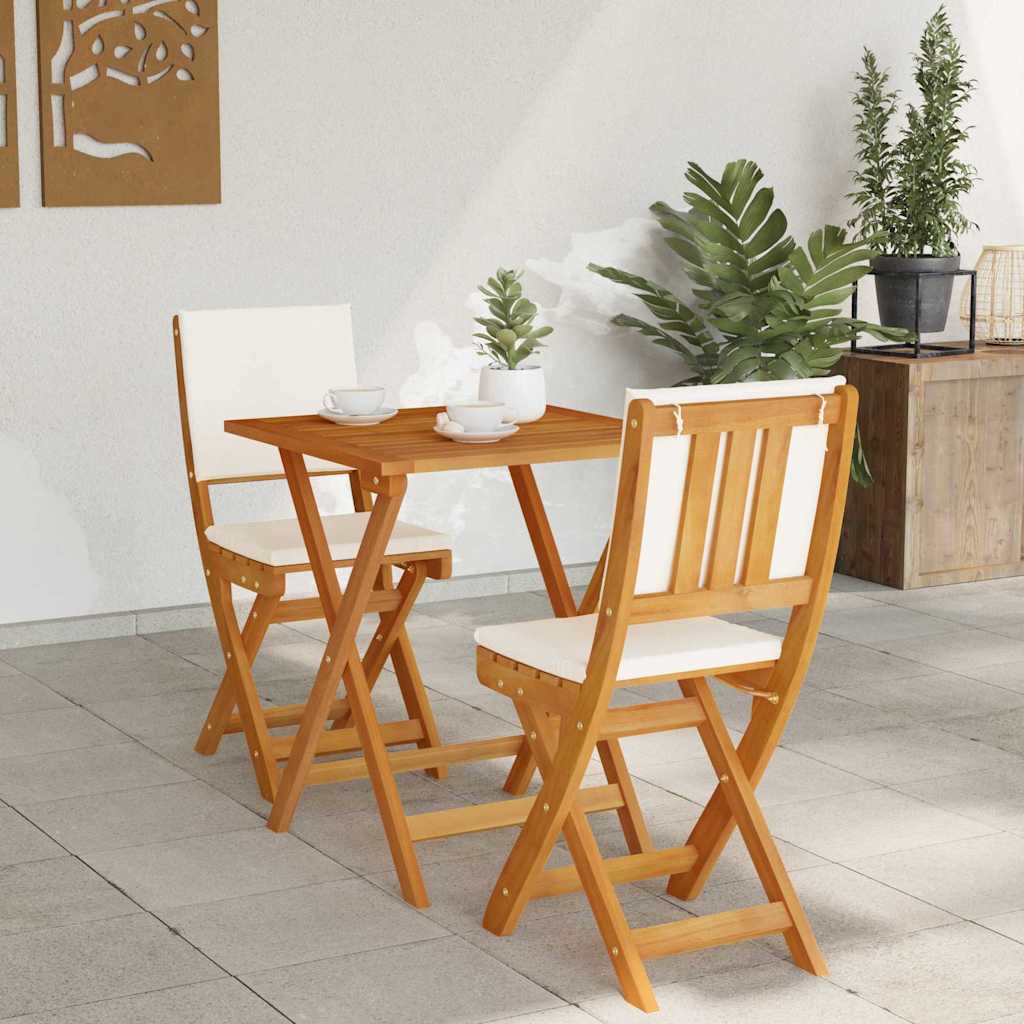 Set bistrot 3 pcs Marrone legno massello di acacia - homemem39