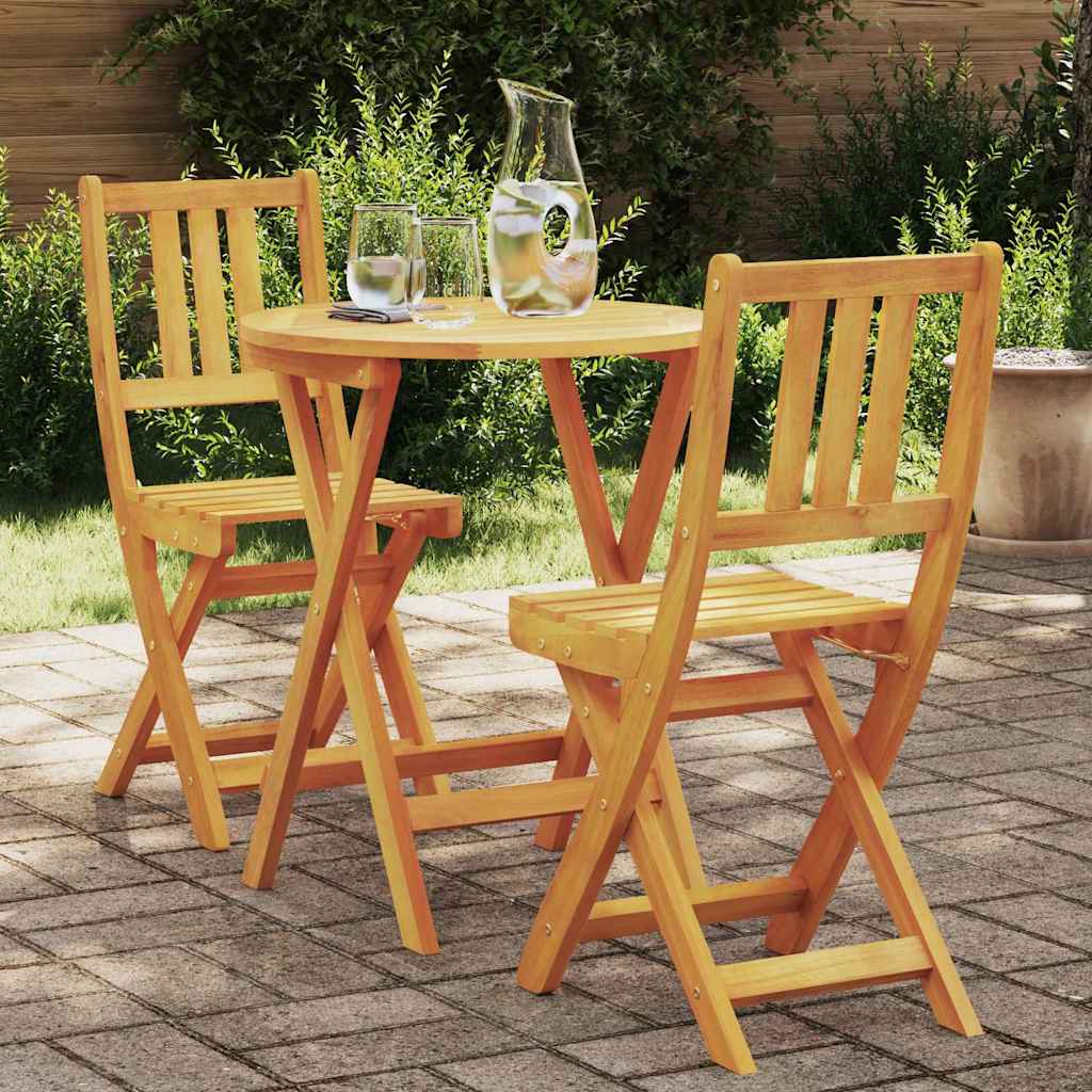 Set bistrot 3 pcs Marrone legno massello di acacia - homemem39