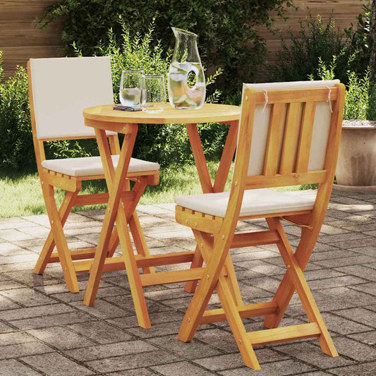 Set bistrot 3 pcs Marrone legno massello di acacia - homemem39
