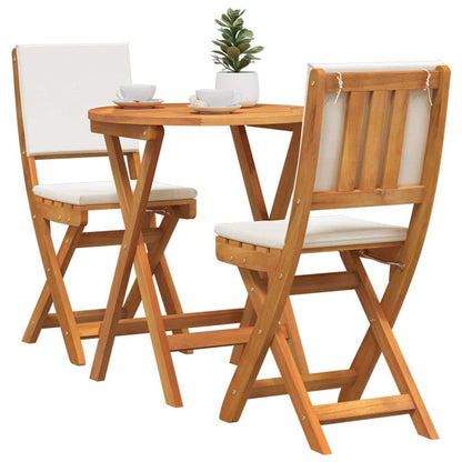 Set bistrot 3 pcs Marrone legno massello di acacia - homemem39