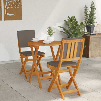 Set bistrot 3 pcs Marrone legno massello di acacia - homemem39