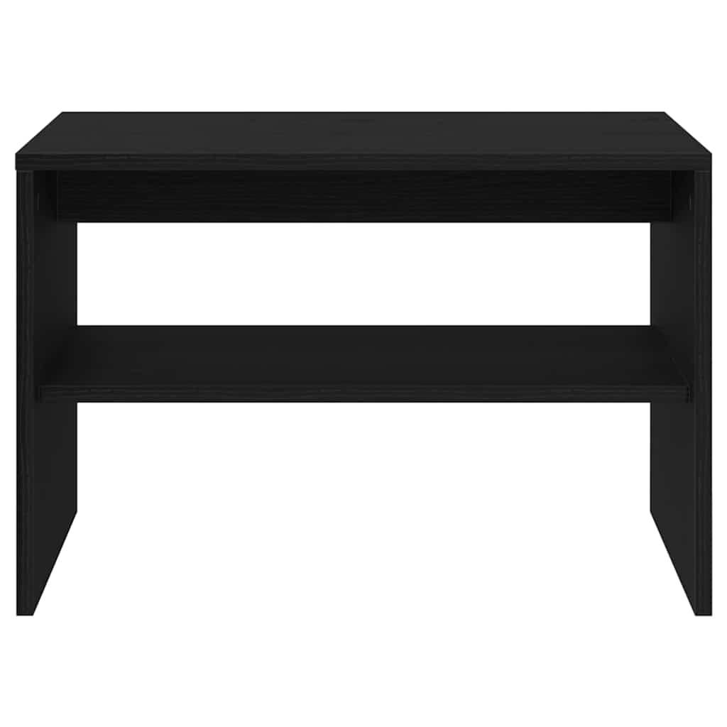 Mobile Porta TV Rovere Nero 60x40x40 cm in Legno Multistrato - homemem39