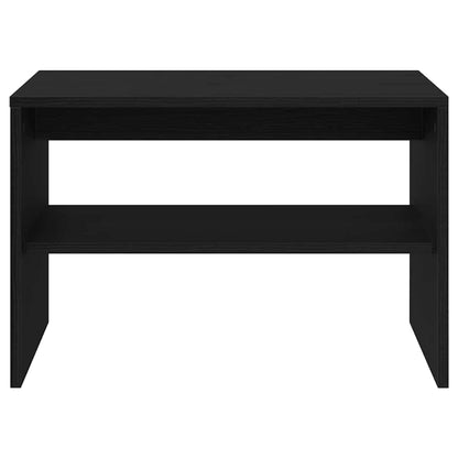 Mobile Porta TV Rovere Nero 60x40x40 cm in Legno Multistrato - homemem39