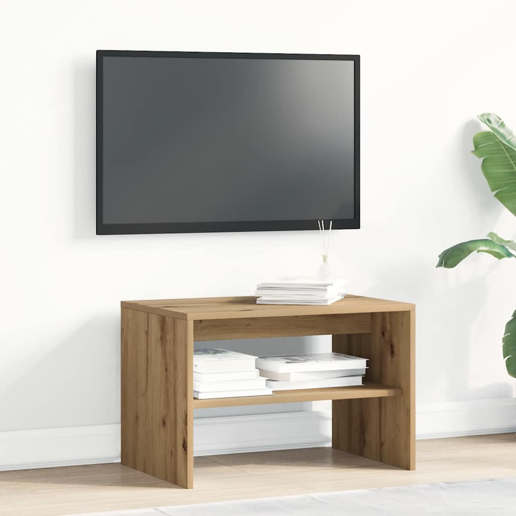 Mobile TV Rovere Artigianale 60x40x40 cm Legno Multistrato