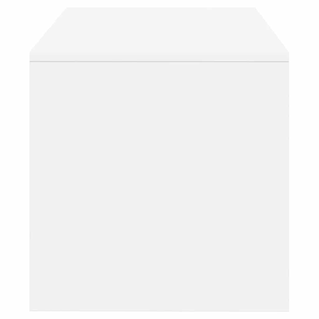 Mobile Porta TV Bianco 80x40x40 cm in Legno Multistrato - homemem39