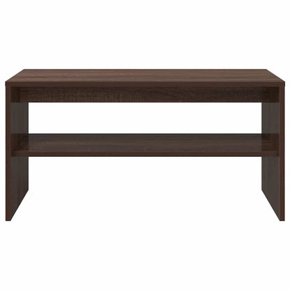 Mobile Porta TV Rovere Marrone 80x40x40 cm in Legno Multistrato - homemem39
