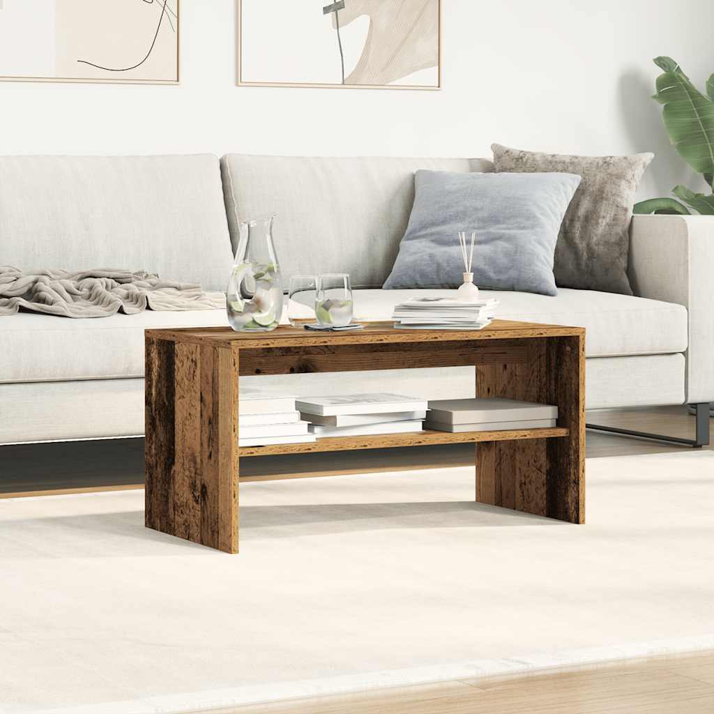 Mobile Porta TV Legno Antico 80x40x40 cm in Legno Multistrato | homemem39