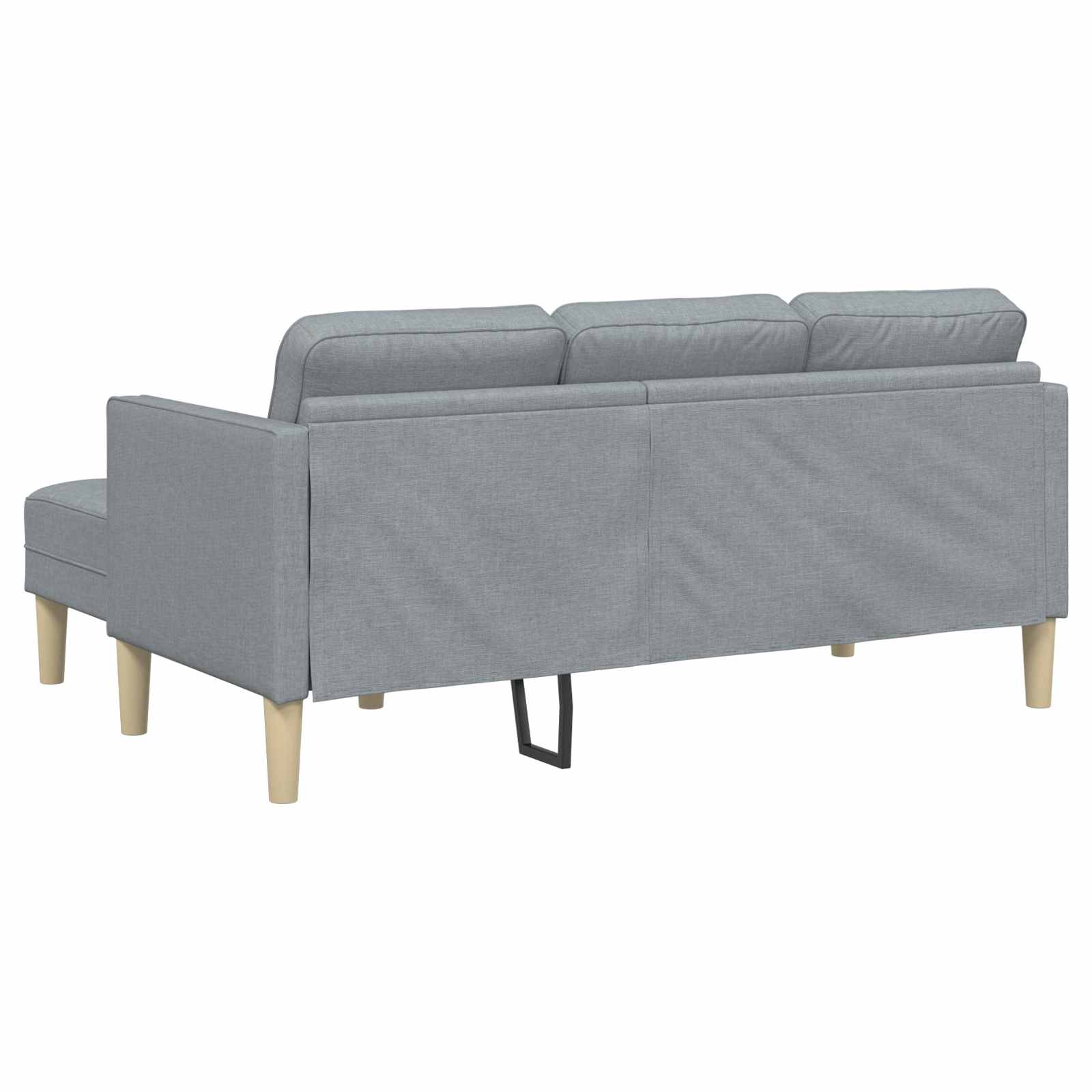 Set di divani con cuscino 2 pcs Grigio chiaro Poliestere | homemem39