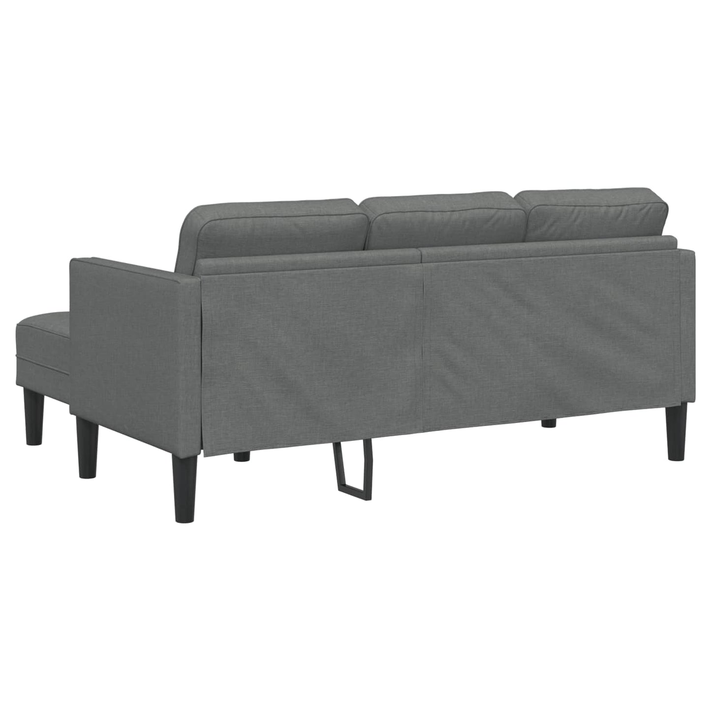 Set di divani con cuscino 2 pcs Grigio scuro Poliestere | homemem39