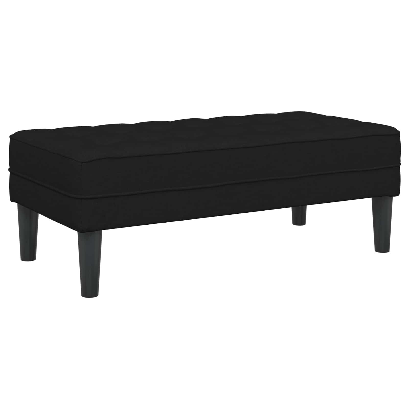 Set di divani con cuscino 2 pcs Nero Poliestere | homemem39