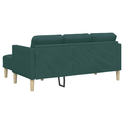 Set di divani 2 pz Verde Scuro Poliestere | homemem39