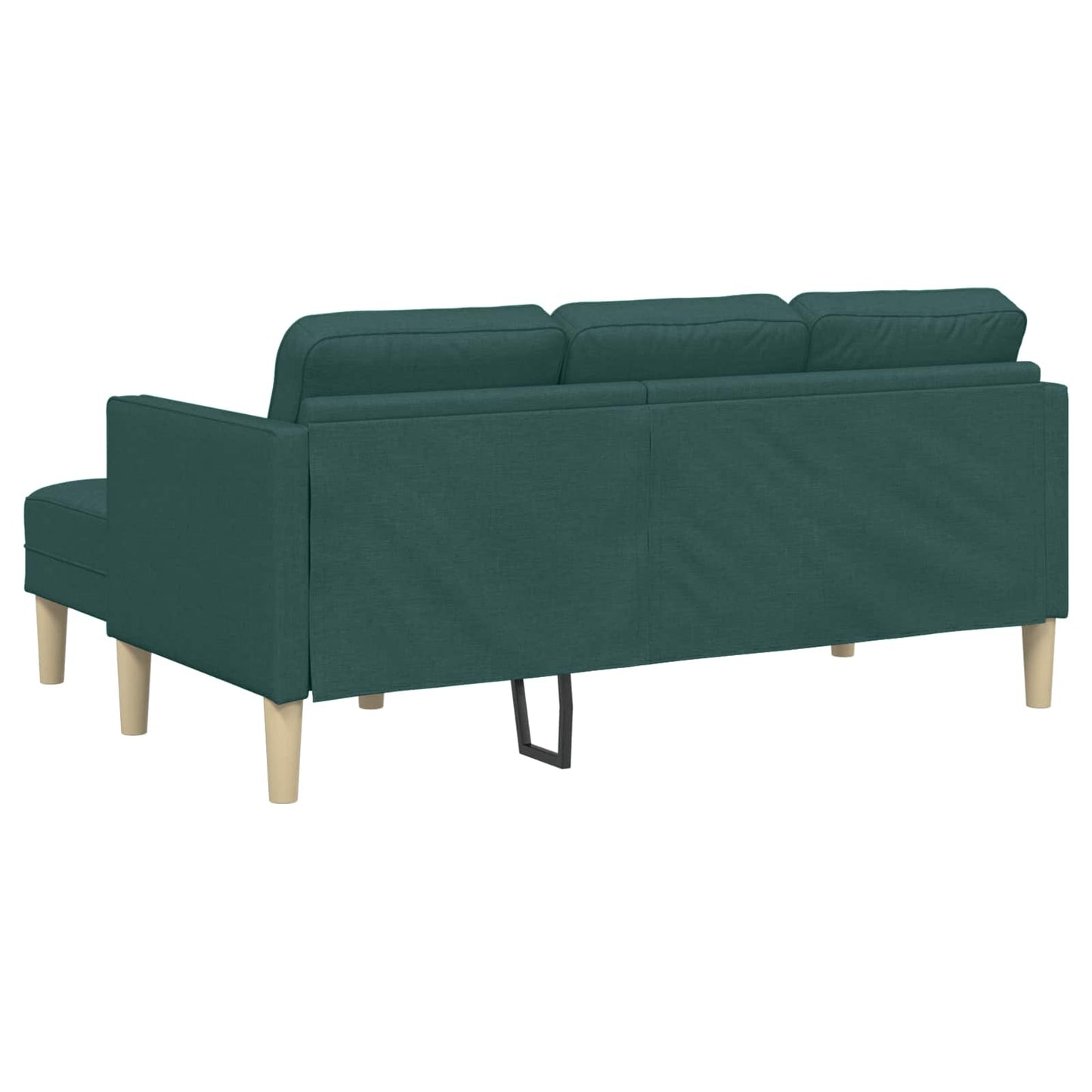 Set di divani con cuscino 2 pcs Verde Scuro Poliestere