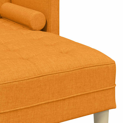 Set di divani 2 pz Giallo Scuro Poliestere | homemem39