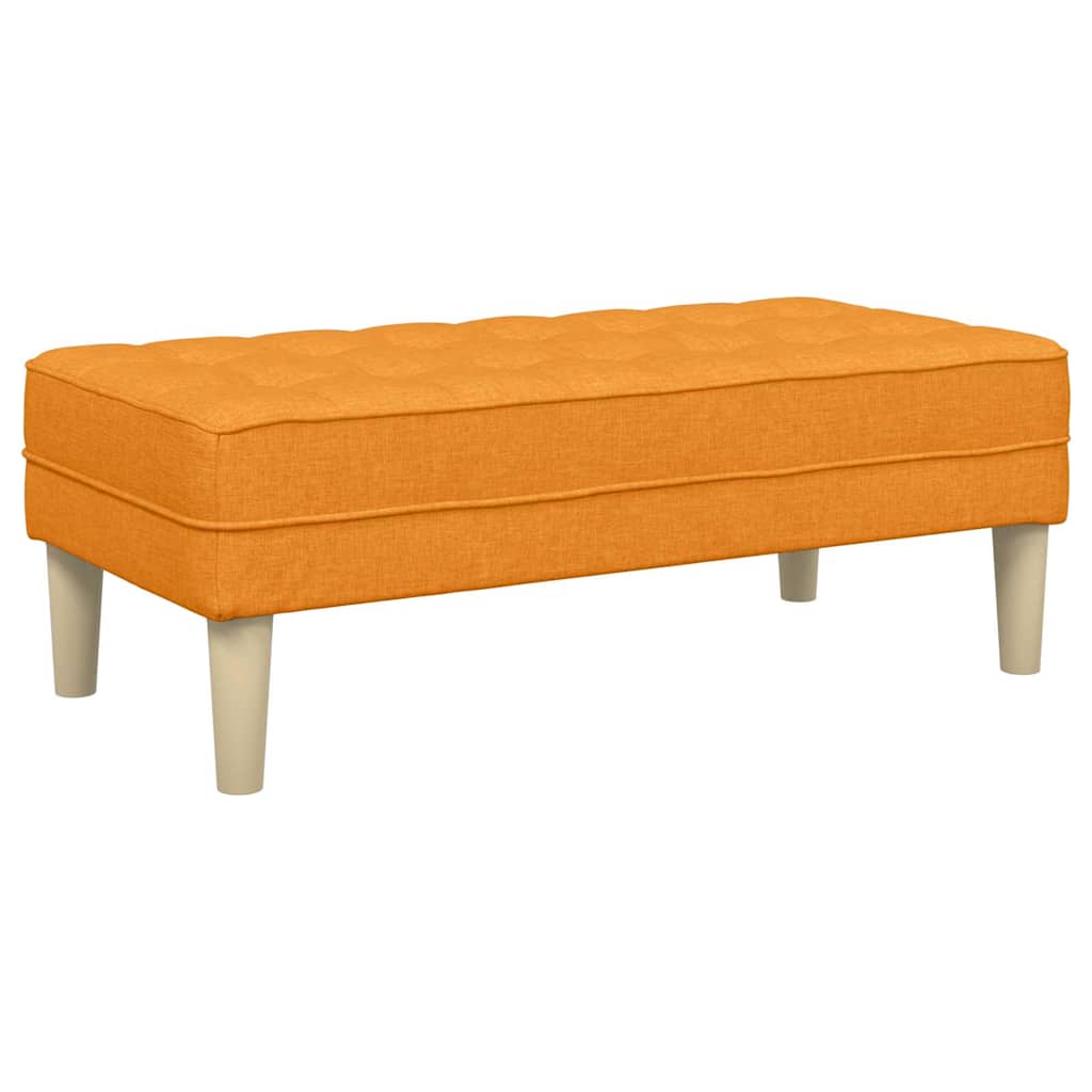 Set di divani con cuscino 2 pcs Giallo Scuro Poliestere | homemem39