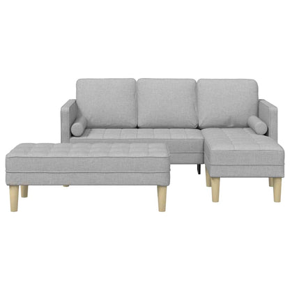 Set di divani 2 pcs Grigio Nuvola 173 x 131 x 67 cm Poliestere | homemem39