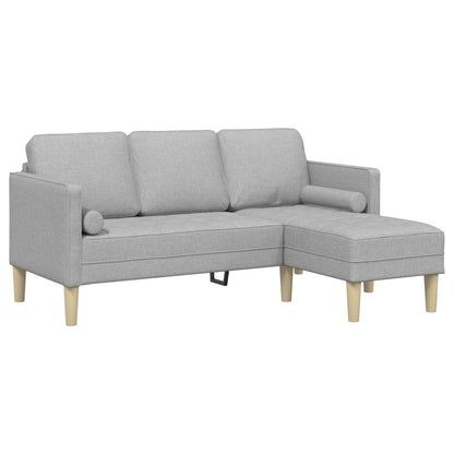 Set di divani 2 pz Grigio Nuvola Poliestere - homemem39
