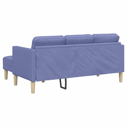 Set di divani con cuscino 2 pcs Blu jeans Poliestere | homemem39