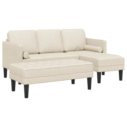 Set di divani con cuscino 2 pcs Tela Poliestere