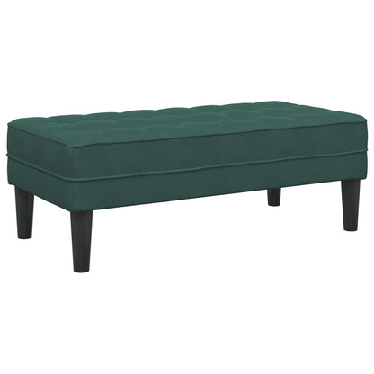 Set di divani con cuscino 2 pcs Verde Scuro Poliestere | homemem39