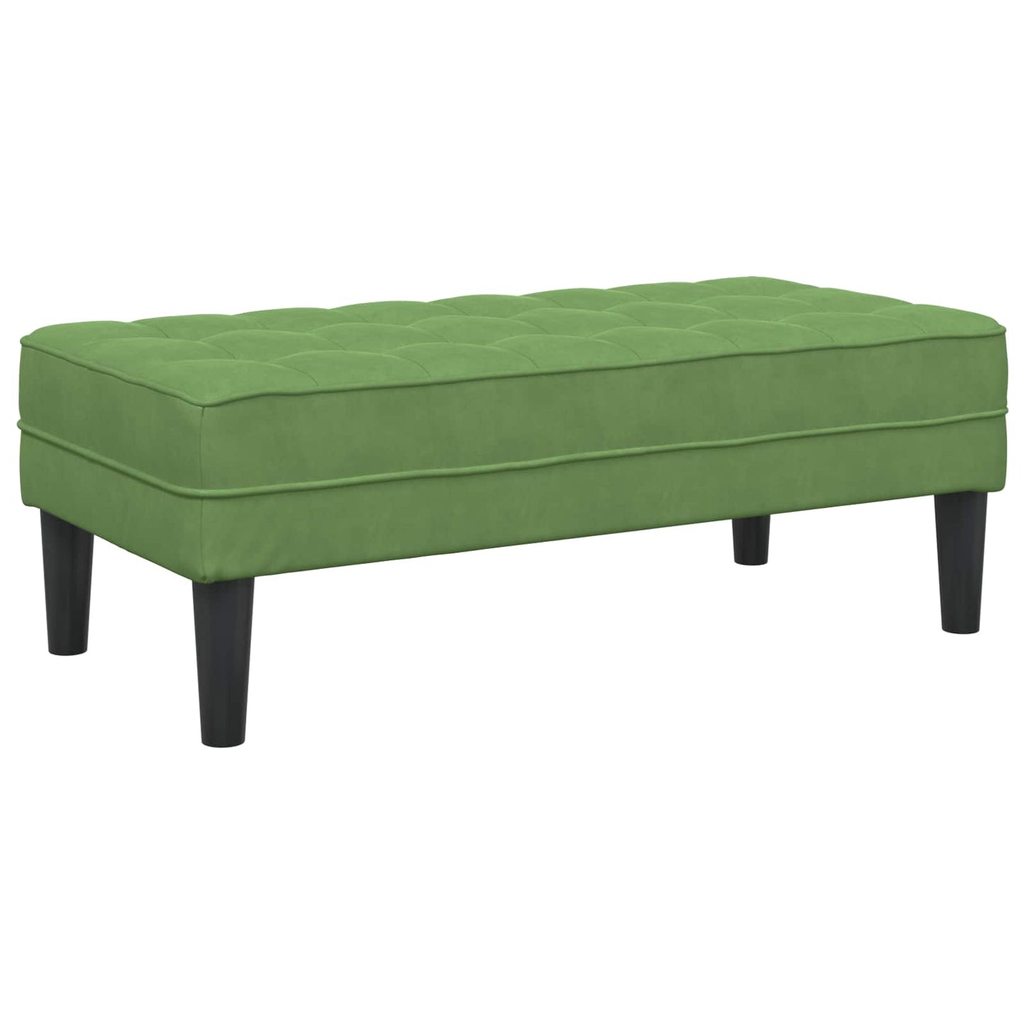 Set di divani con cuscino 2 pcs Verde chiaro Poliestere