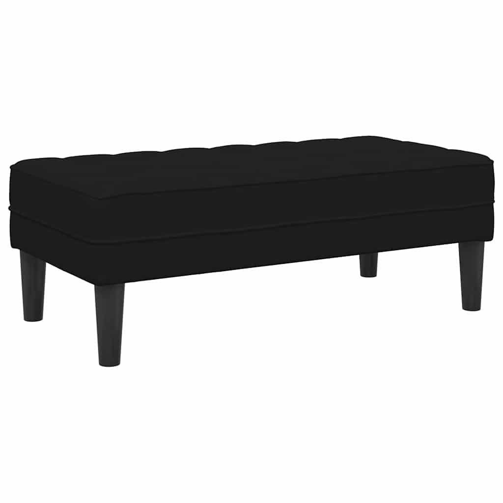 Set di divani 2 pcs Nero 173 x 131 x 67 cm Velluto - homemem39