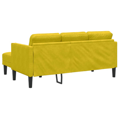 Set di divani con cuscino 2 pcs Giallo Poliestere | homemem39
