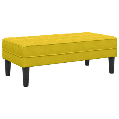 Set di divani con cuscino 2 pcs Giallo Poliestere | homemem39