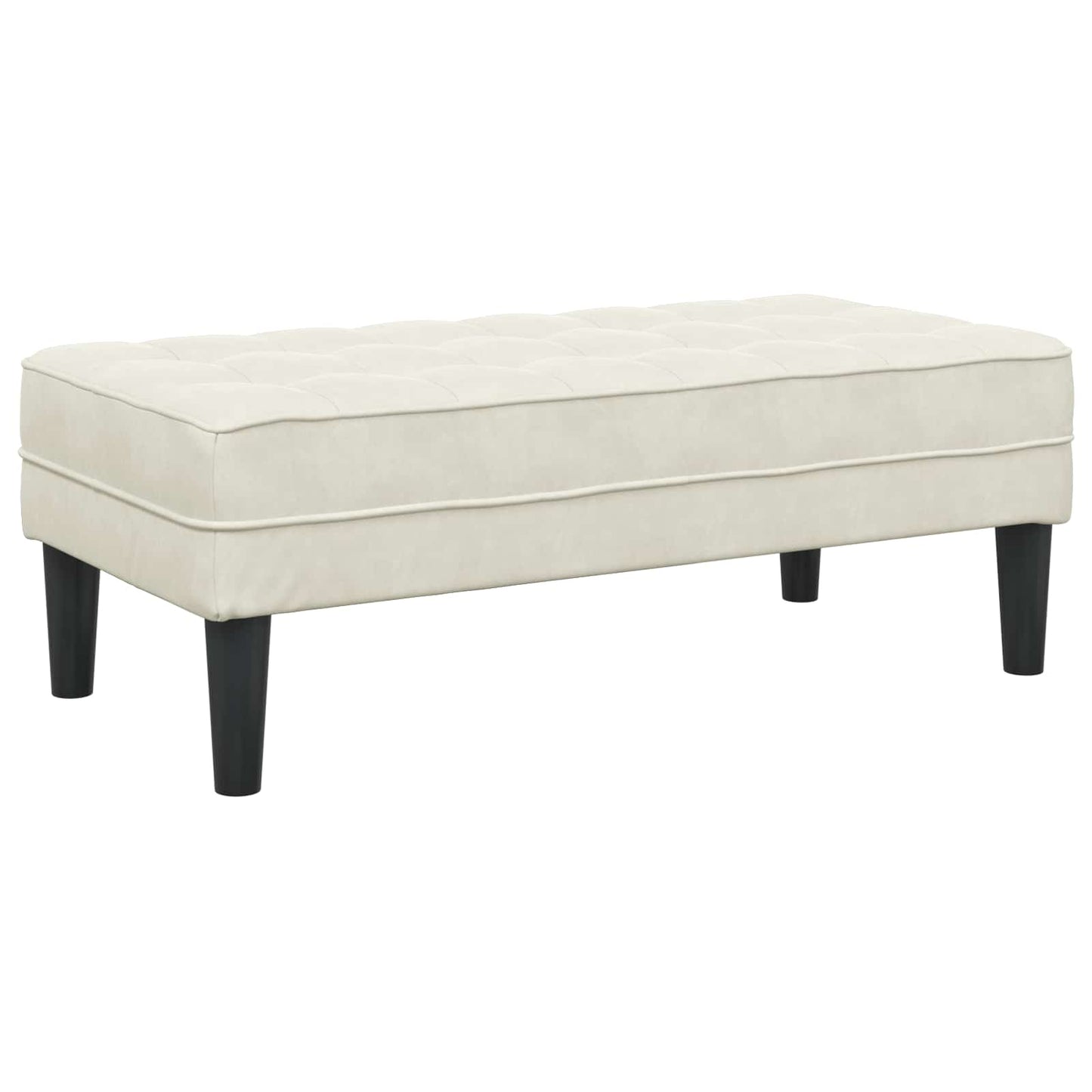 Set di divani con cuscino 2 pcs Crema Poliestere | homemem39