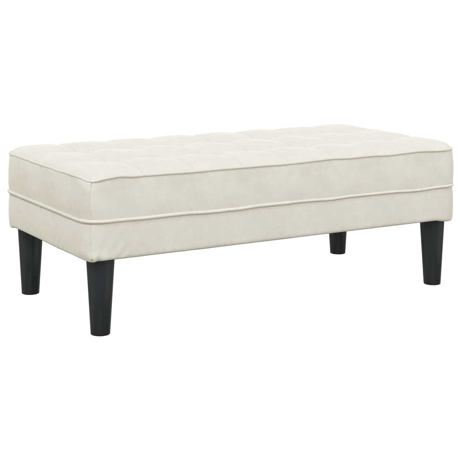 Set di divani con cuscino 2 pcs Crema Poliestere | homemem39