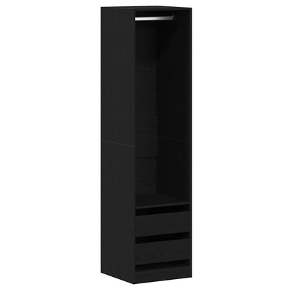 Guardaroba Rovere Nero 50 x 50 x 200 cm Legno ingegnerizzato | homemem39