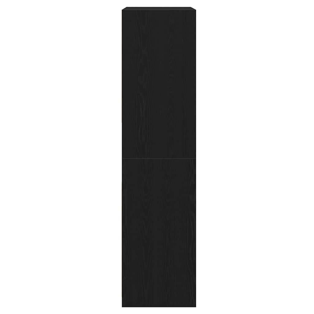 Guardaroba Rovere Nero 50 x 50 x 200 cm Legno ingegnerizzato | homemem39