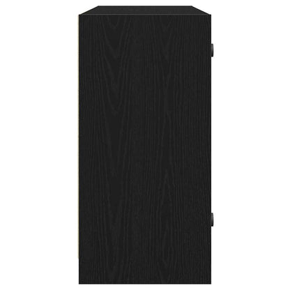 Credenza Rovere nero 102 x 37 x 75.5 cm Legno multistrato - homemem39