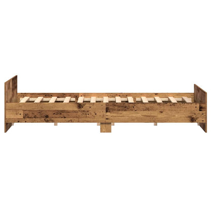 Struttura del letto Legno vecchio 203 x 203 x 50 cm