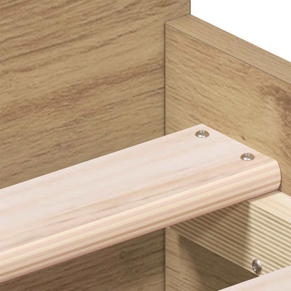Struttura del letto Rovere artigianale 193 x 78 x 50 cm