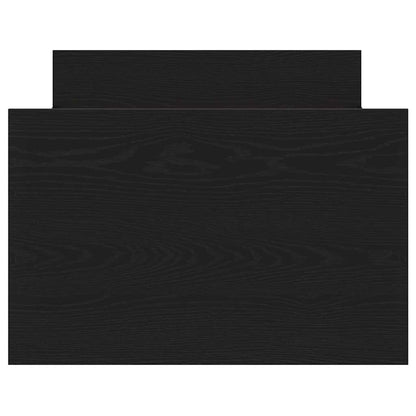 Struttura del letto con testiera Rovere Nero 193 x 78 x 50 cm