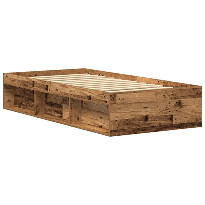 Giroletto senza Materasso Legno Antico 75x190 cm in Truciolato