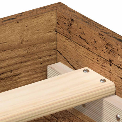 Giroletto senza Materasso Legno Antico 75x190 cm in Truciolato