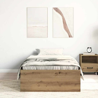 Giroletto senza Materasso Rovere Artigianale 75x190 cm | homemem39