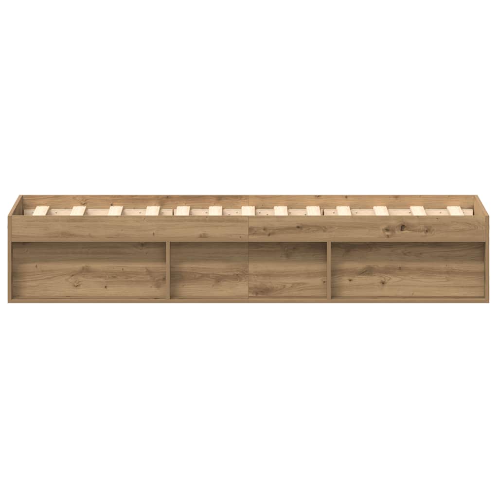 Giroletto senza Materasso Rovere Artigianale 75x190 cm | homemem39