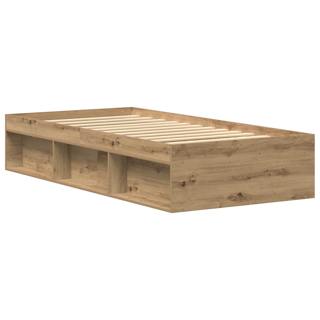 Giroletto senza Materasso Rovere Artigianale 75x190 cm | homemem39