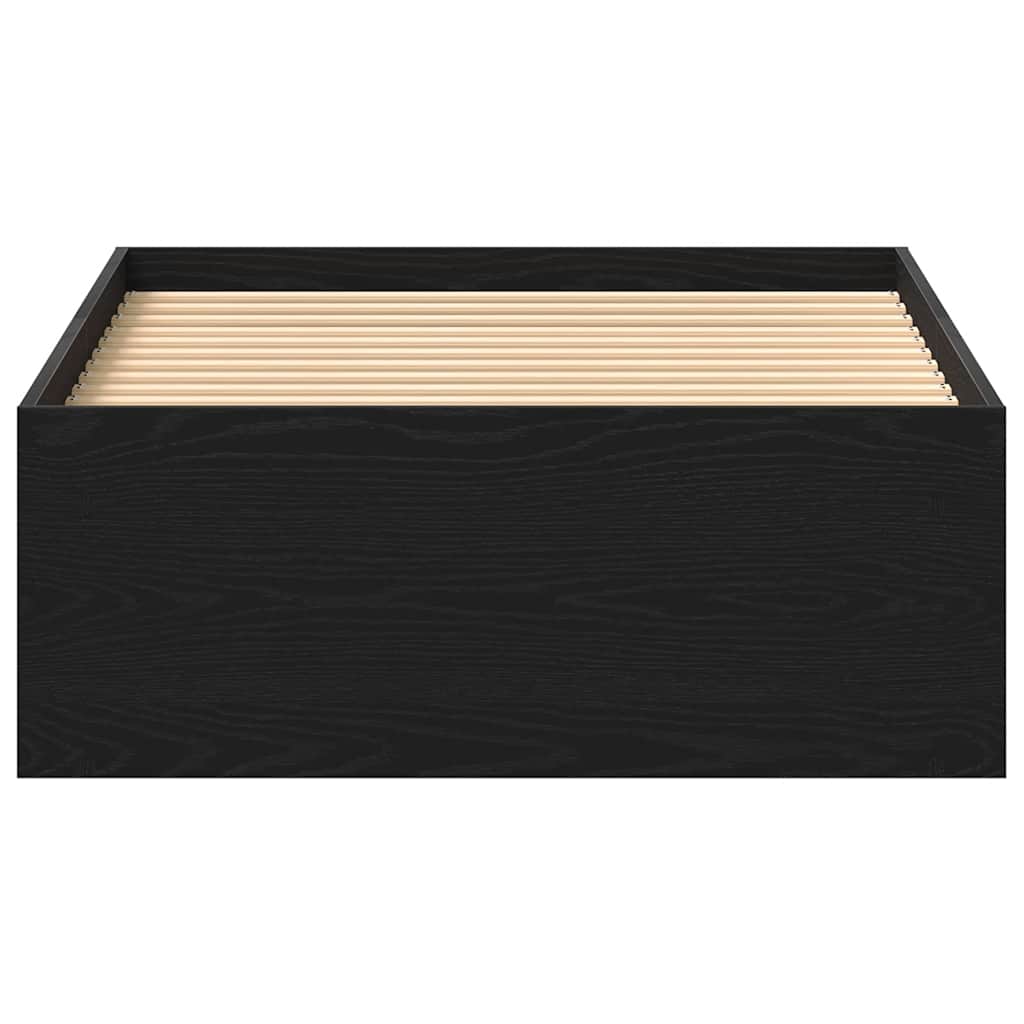 Giroletto senza Materasso Rovere Nero 75x190 cm in Truciolato | homemem39