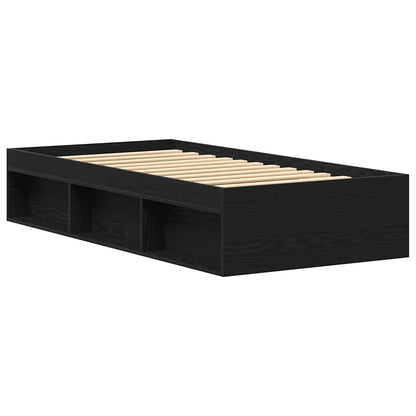 Giroletto senza Materasso Rovere Nero 75x190 cm in Truciolato | homemem39