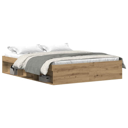 Giroletto senza Materasso Rovere Artigianale 150x200cm - homemem39