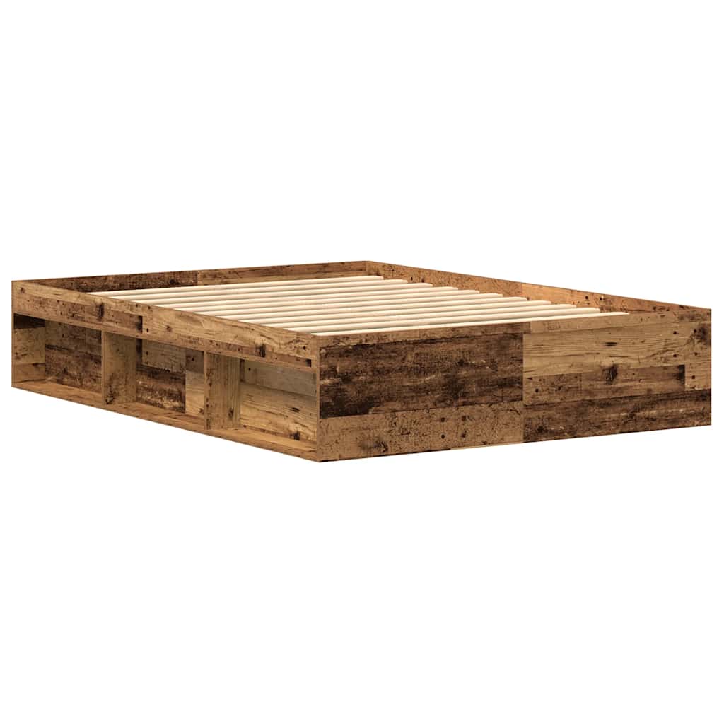 Giroletto senza Materasso Legno Antico 135x190cm in Truciolato - homemem39