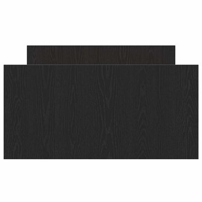 Struttura del letto Rovere nero 90 x 200 cm Legno multistrato