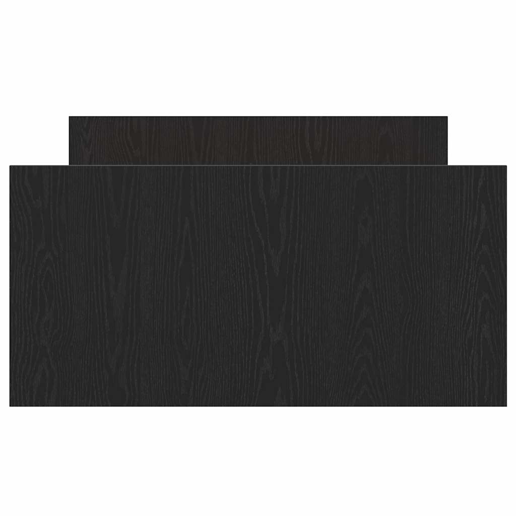 Struttura del letto con cassetto Rovere Nero 193 x 93 x 50 cm | homemem39