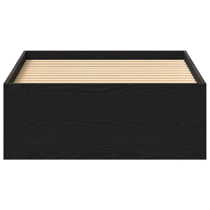 Giroletto senza Materasso Rovere Nero 90x190cm in Truciolato | homemem39